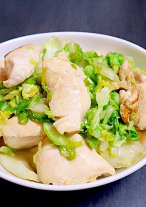甘酒で‼︎鶏肉のキャベツ炒め-レシピのメイン写真