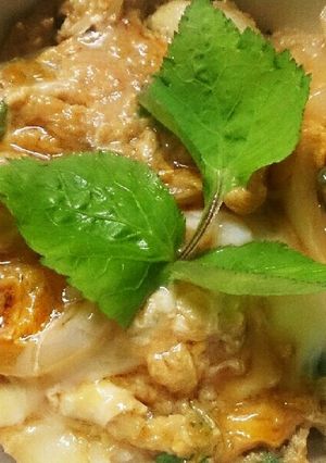 三つ葉が香る玉子丼-レシピのメイン写真