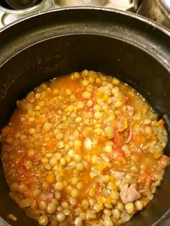 レンズ豆とトマトの煮込みスープ-レシピのメイン写真