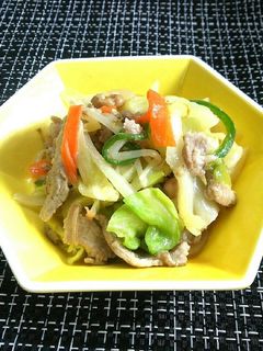 金山寺味噌de簡単♡豚肉&野菜炒め♪-レシピのメイン写真