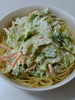 酢でさっぱり☆簡単サラダパスタ-レシピのメイン写真