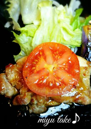 とまとチキンステーキ♪(*ﾟ∀ﾟ*)-レシピのメイン写真