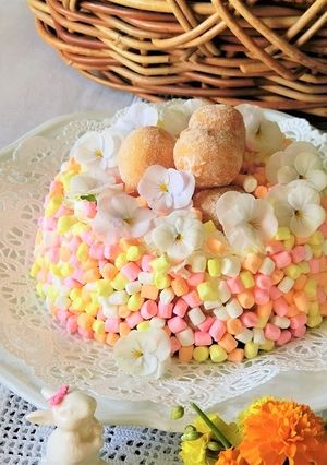 簡単おもてなし＊マシュマロケーキ-レシピのメイン写真