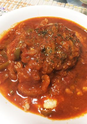 トマト煮込みハンバーグ！！☆-レシピのメイン写真