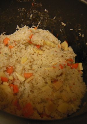 ﾀｹﾉｺご飯-レシピのメイン写真
