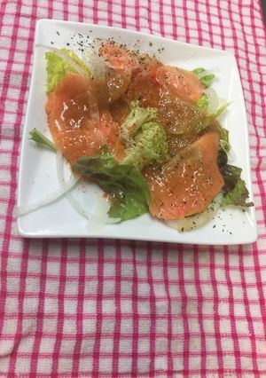 春色スモークサーモンマリネ-レシピのメイン写真