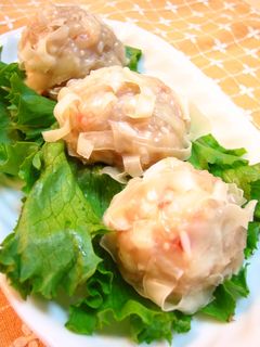 豚挽き肉と海老のシュウマイ-レシピのメイン写真