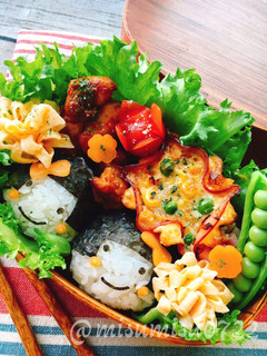 【キャラ弁】女の子おにぎり-レシピのメイン写真