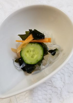 わかめときゅうりと春雨のさっぱり酢の物♪-レシピのメイン写真