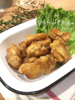 お弁当にも!鶏肉の香ばし胡麻照り焼き-レシピのメイン写真