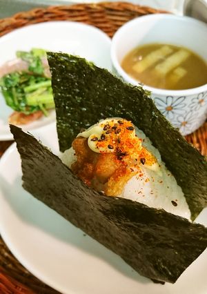 トリ唐おにぎり-レシピのメイン写真