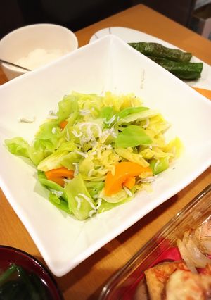 パパッと一品、キャベツとしらすの和え物-レシピのメイン写真