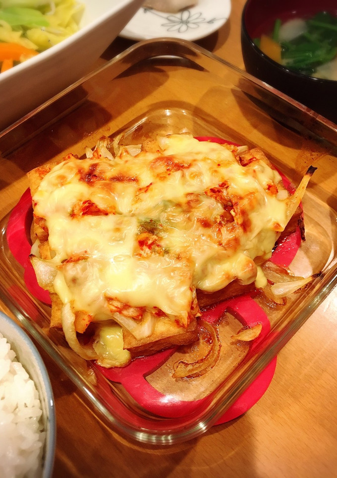 ふわふわ厚揚げキムチーズ-レシピのメイン写真