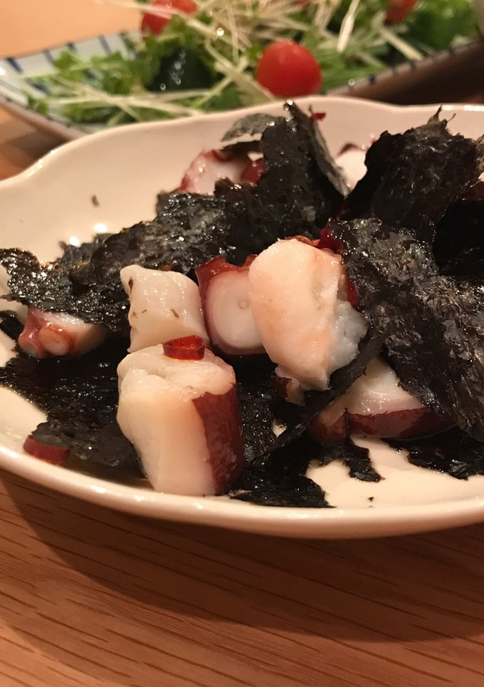 蛸と海苔の小鉢-レシピのメイン写真