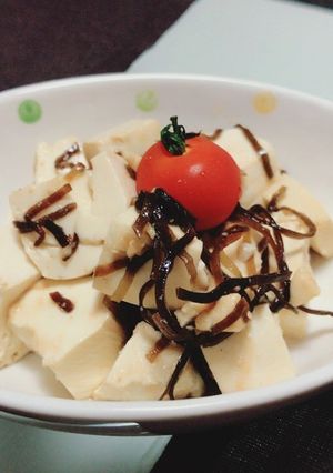 角切り豆腐のうま塩昆布和え:-)-レシピのメイン写真