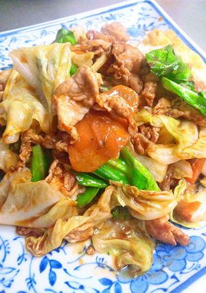 甜麺醤なし☆キャベツもりもり回鍋肉-レシピのメイン写真