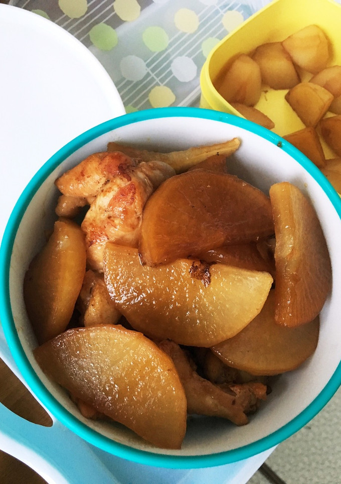 簡単！大根と手羽元の照り煮焼き-レシピのメイン写真