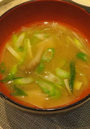 新牛蒡と九条葱の味噌汁-レシピのメイン写真