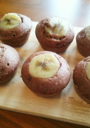 簡単＊バナナココア蒸しパン(^^)-レシピのメイン写真
