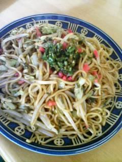 にら醤油+焼きそば-レシピのメイン写真