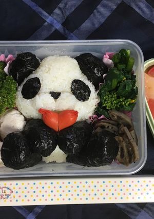 我が家の定番パンダさん弁当-レシピのメイン写真