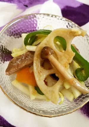 カルビと彩り野菜のサラダ♡ヘルシー♪-レシピのメイン写真