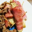 シンプルなえのきベーコン