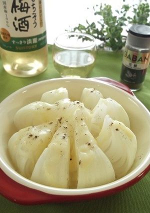 レンチン新玉ねぎ　チーズ花椒-レシピのメイン写真