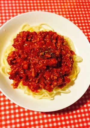 コクあるミートスパゲティ-レシピのメイン写真