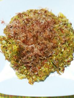 豆板醤入り お好み焼きです-レシピのメイン写真