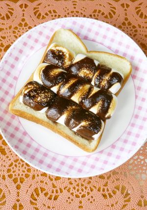 チョコマシュマロトースト-レシピのメイン写真