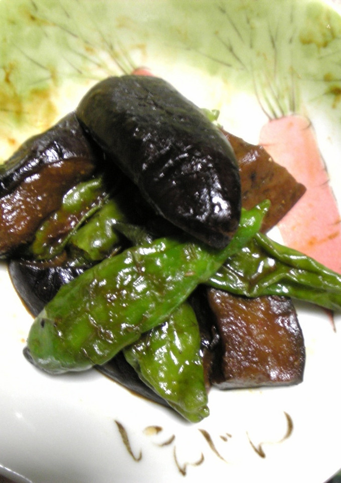 茄子とシシトウの味噌炒め-レシピのメイン写真