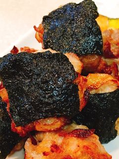 生姜焼き風〜豚こまの海苔唐揚げ-レシピのメイン写真