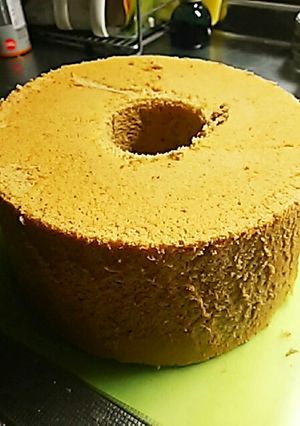 シナモンきな粉シフォンケーキ(美肌意識)-レシピのメイン写真