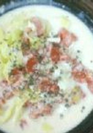 濃～厚♪豆乳＆チーズのクリームパスタ-レシピのメイン写真
