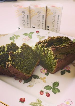 獺祭ライスミルクと米粉の抹茶パウンド-レシピのメイン写真