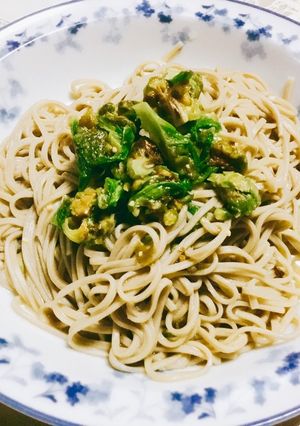 3分で出来る、春満喫蕎麦-レシピのメイン写真