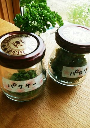保存ＯＫ！レンジでドライパセリ-レシピのメイン写真