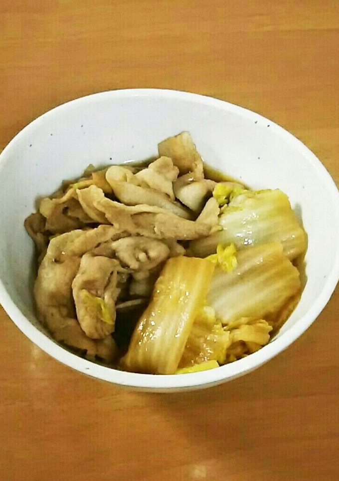 簡単☆豚と白菜すき煮-レシピのメイン写真