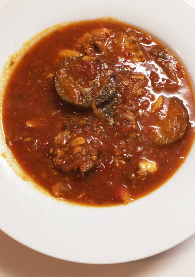 ナスとサバ缶のトマト煮-レシピのメイン写真
