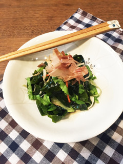 新わかめとレタスとカニカマのポン酢和え♪-レシピのメイン写真