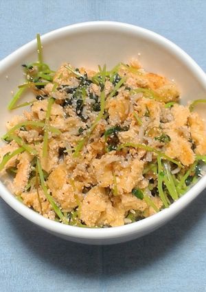 ササッと一品！豆苗のたらこじゃこ炒め！-レシピのメイン写真