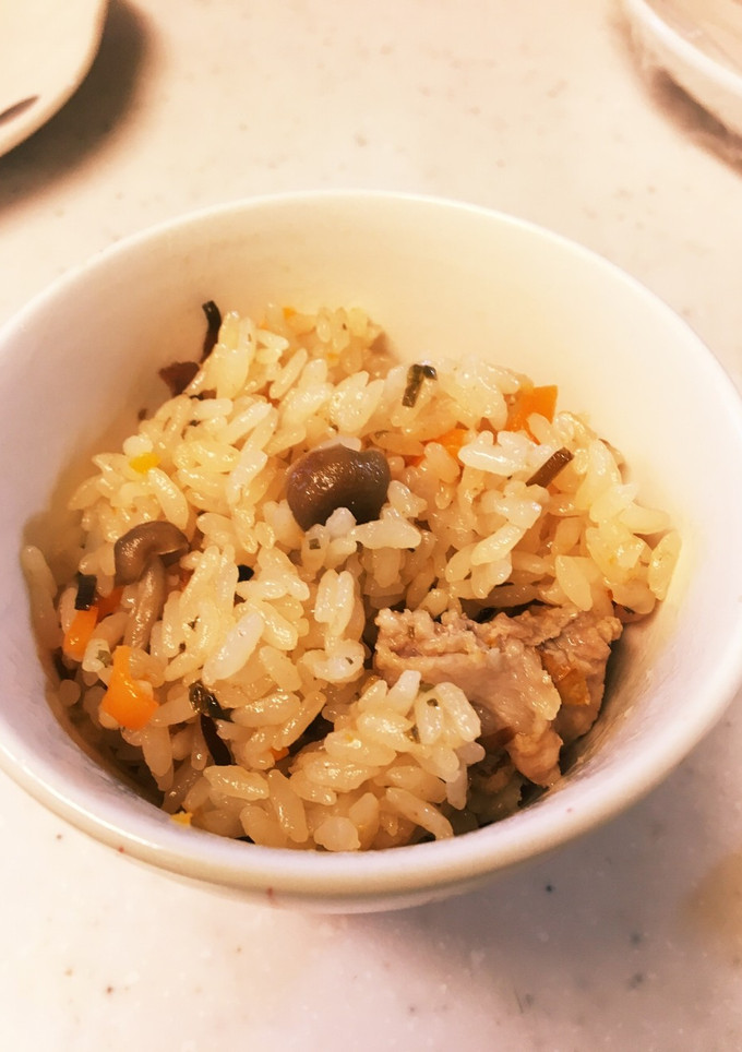 簡単☆豚肉炊き込み御飯♫-レシピのメイン写真