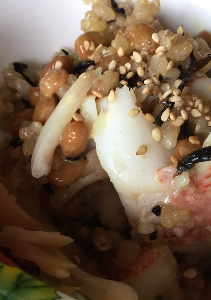 納豆と赤魚の混ぜご飯-レシピのメイン写真