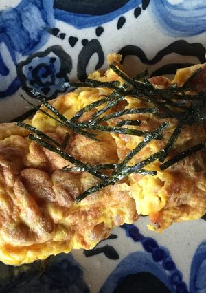 納豆と小エビ甘露煮のオムレツ-レシピのメイン写真