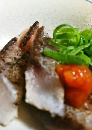 飛び魚の昆布締め風からのあぶりレシピ-レシピのメイン写真