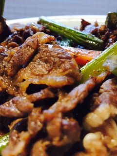 アスパラと牛肉のオイスターソース炒め♩-レシピのメイン写真