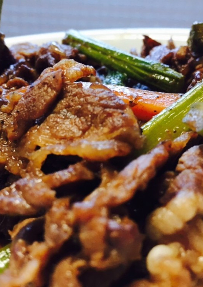 アスパラと牛肉のオイスターソース炒め♩-レシピのメイン写真