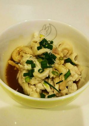 簡単！鶏皮のポン酢あえ-レシピのメイン写真