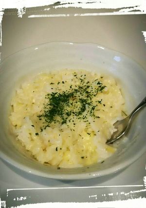 レンジで簡単！ポタージュでチーズリゾット-レシピのメイン写真